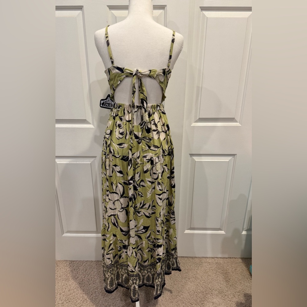 Angie Women’s Floral Maxi Dress Size Small NWT Spaghetti Strap Boho - Picture 8 of 11